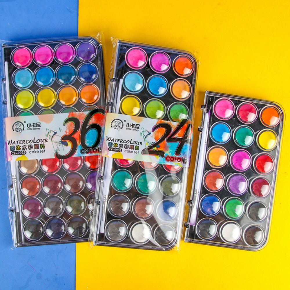 12/18/24/36 farben Solide Aqua – Watercolor Paint Set Solid Pigment Bewertung und Preis