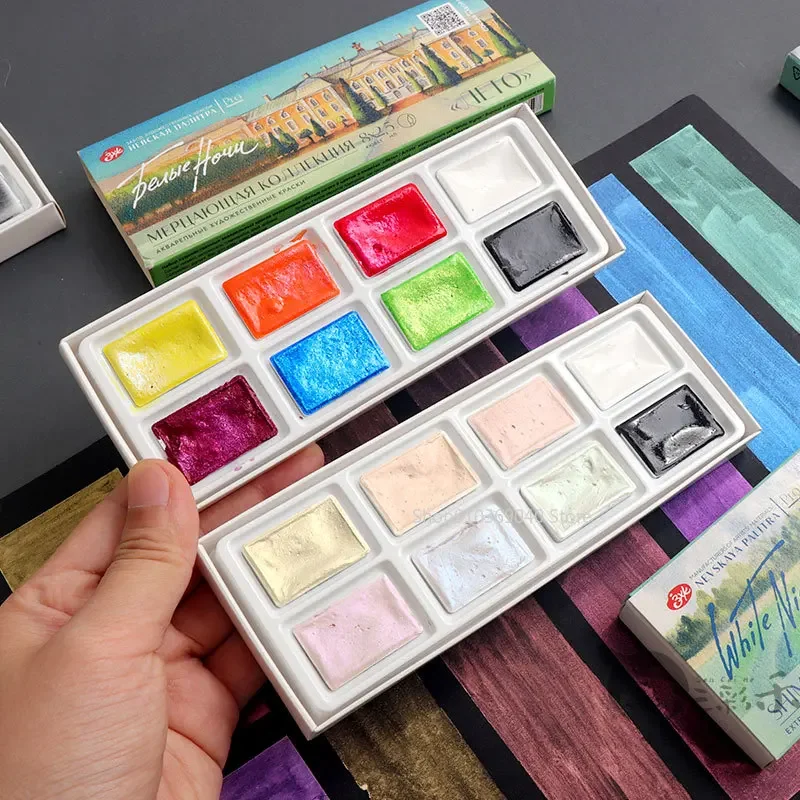 2024 neue weiße Nacht meister  – Watercolor Paint Set Solid Pigment Bewertung und Preis