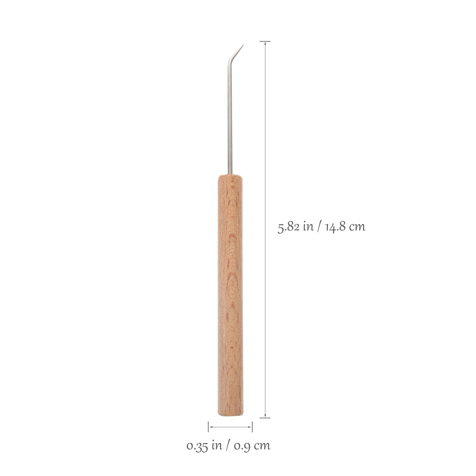 1 Stück Häkelnadel mit Holzgri – Wooden Crochet Hooks Ergonomic Handle Bewertung und Preis