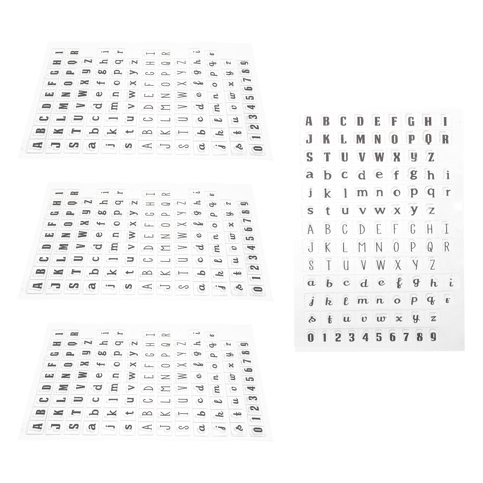 4 Stück transparente Silikonst – Clear Silicone Stamps For Card Making Bewertung und Preis