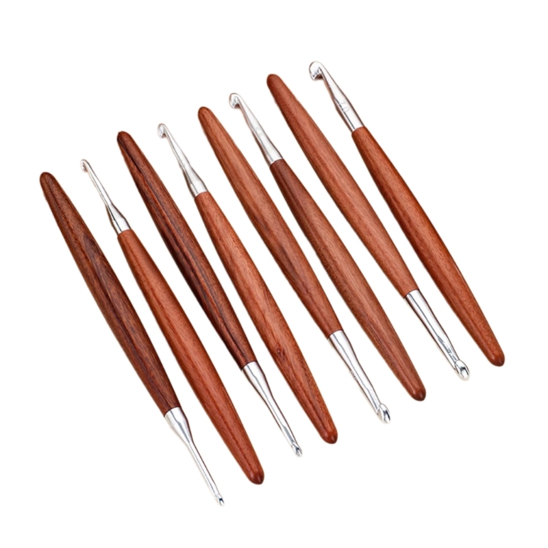 F68E 8Pcs Holzgriff Häkelnadel – Wooden Crochet Hooks Ergonomic Handle Bewertung und Preis