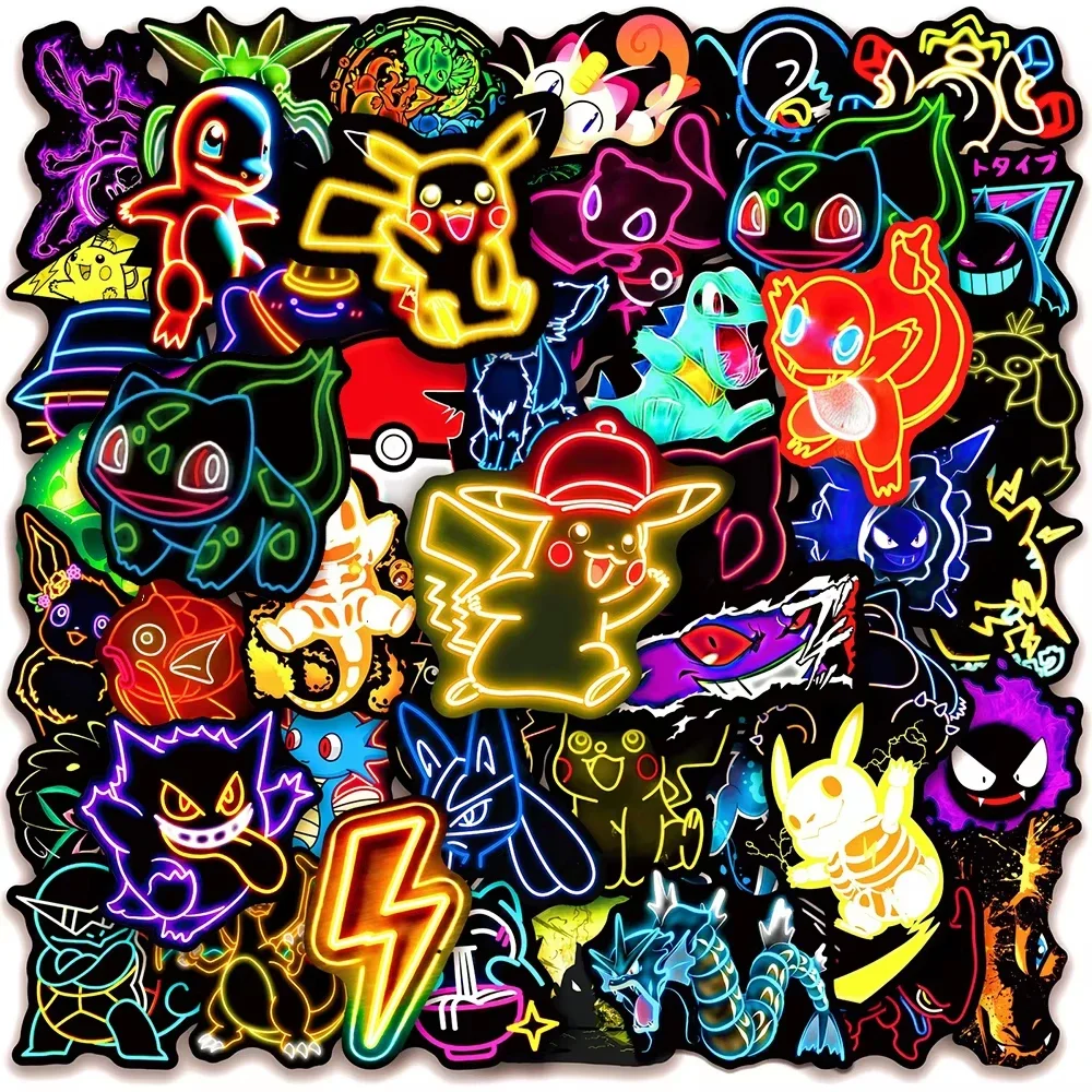 100 Stück Neon Pokémon Aufkleb – Scrapbooking Bewertung und Preis
